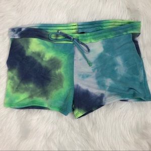 Tie dye shorts